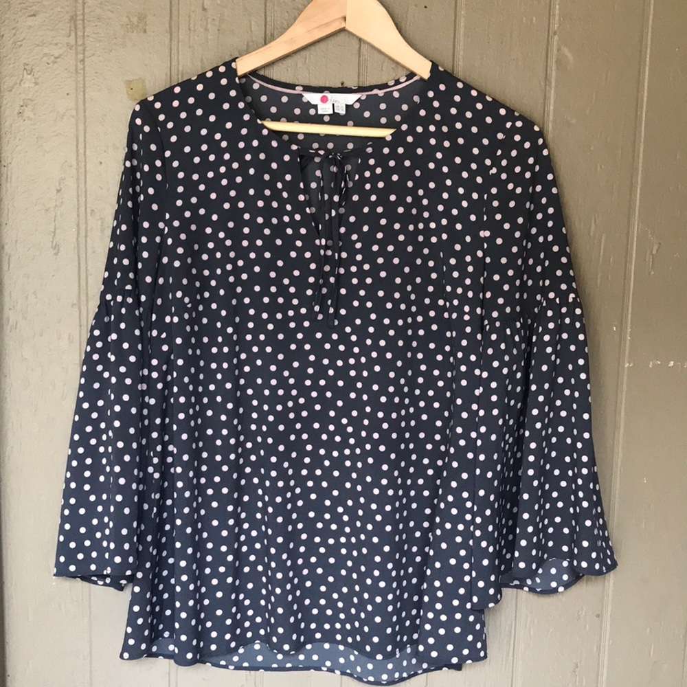 Boden polka dots top